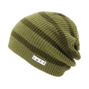 Neff Daily Stripe  Olive Green Beanie NWT